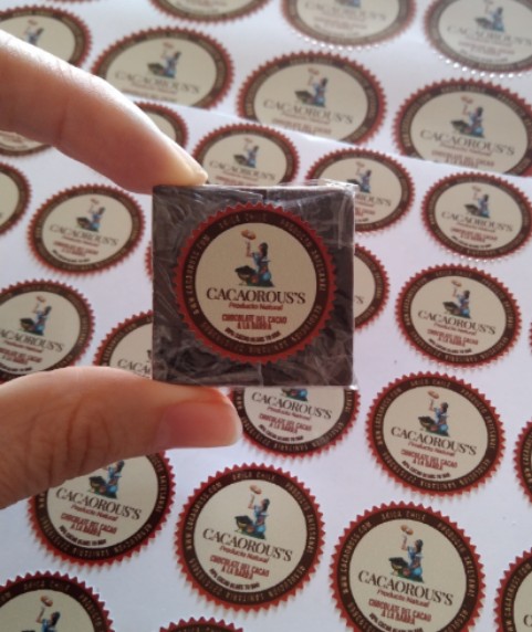 CHOCOLATE NATURAL DEL CACAO A LA BARRA 5 GRS.